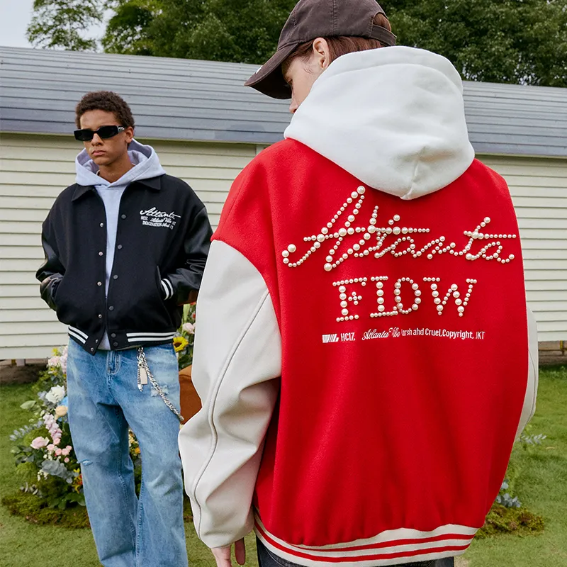 HARSH AND CRUEL Baseball Jacket Unisex-5