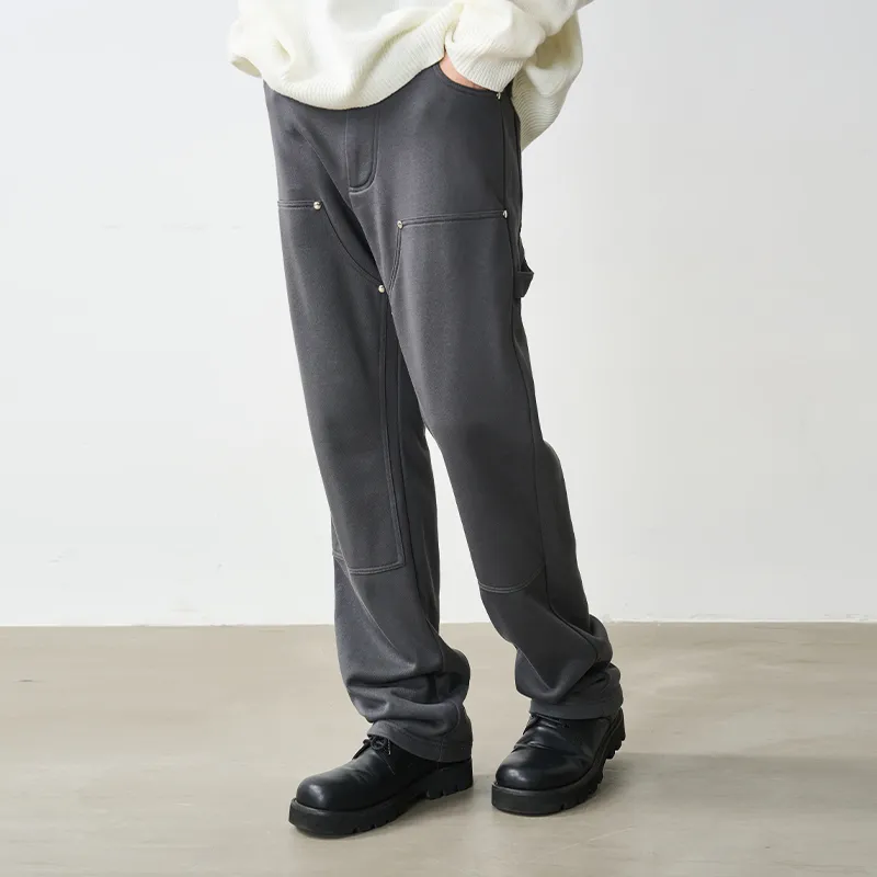 HARSH AND CRUEL Casual Pants Unisex Dark Gray-3
