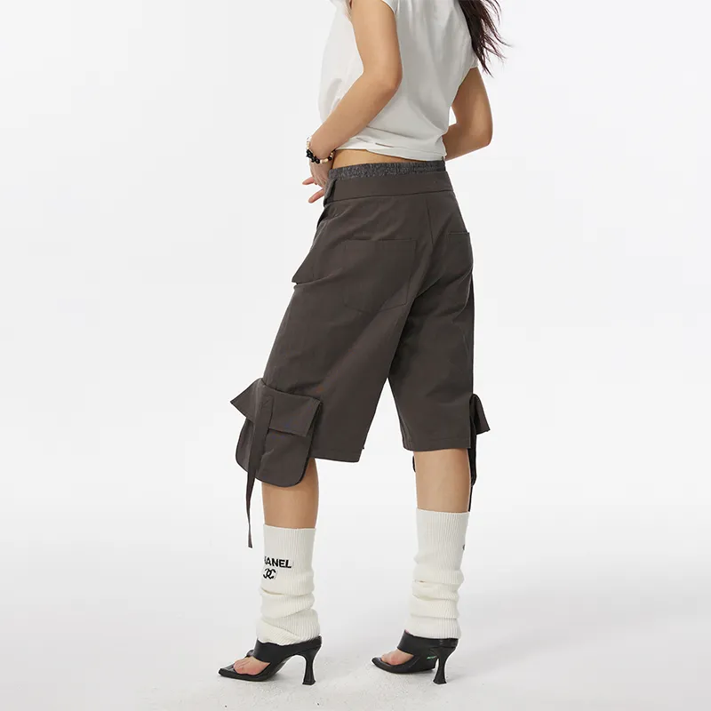 ETERNITY ITA Cargo Shorts Women's Gray-4