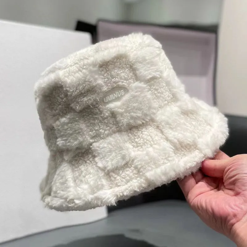 BSELEON Plush Bucket Hats Unisex-3