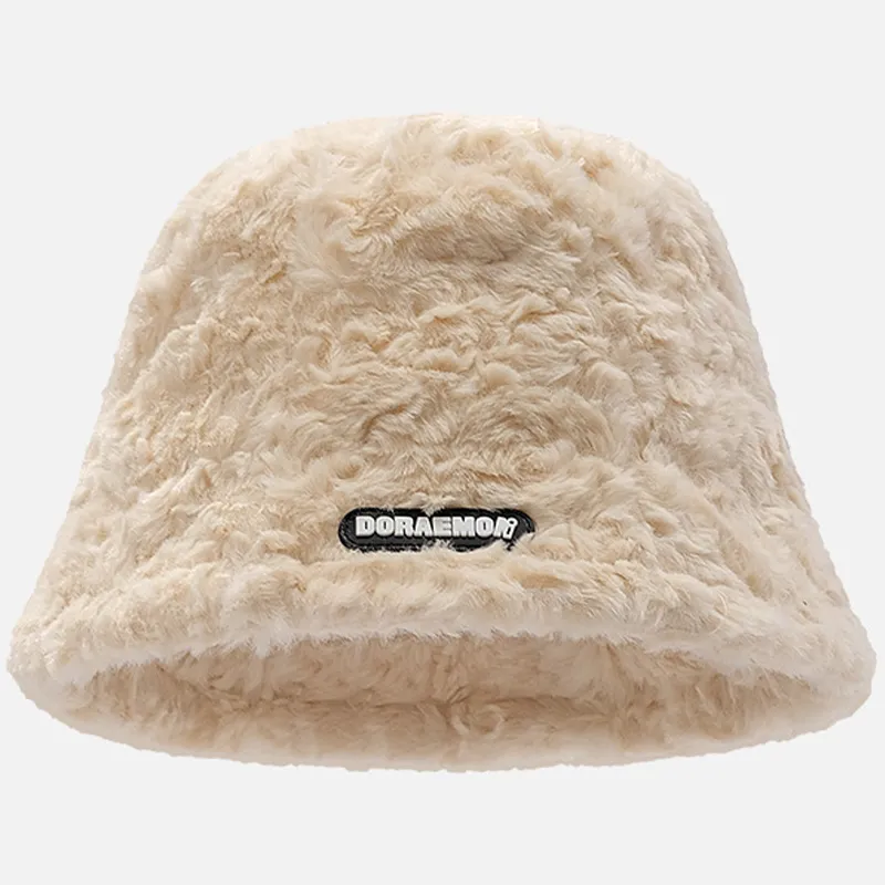 BSELEON Plush Bucket Hats Unisex-5