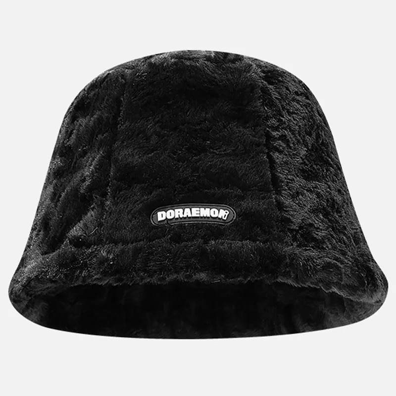 BSELEON Plush Bucket Hats Unisex-1