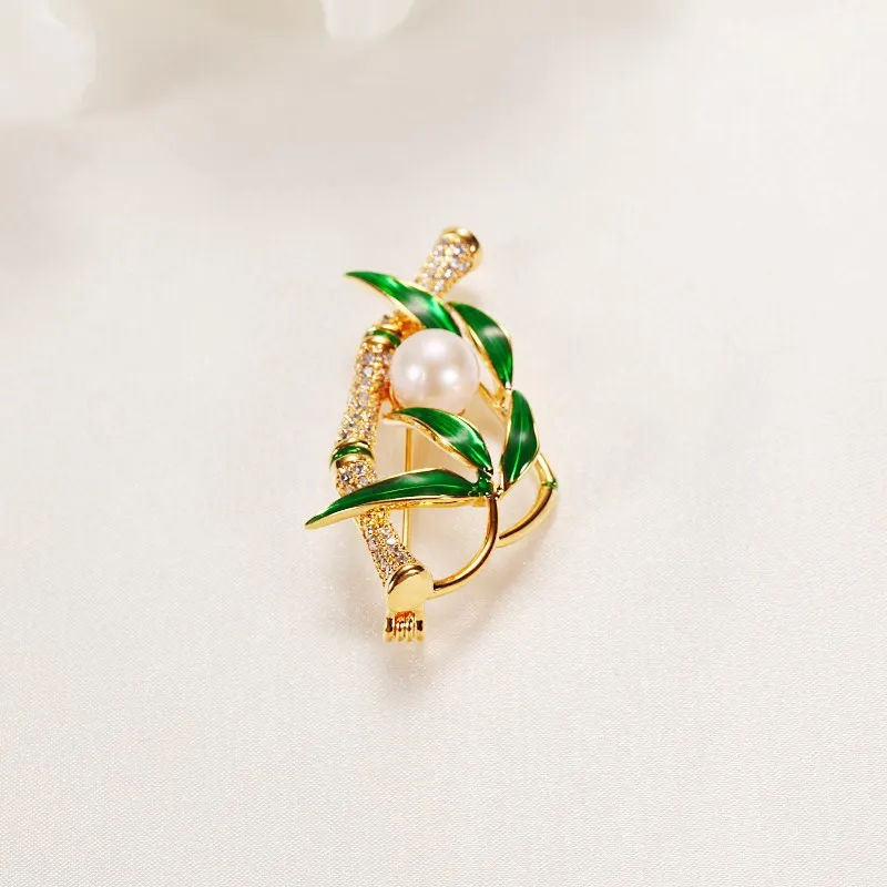 HENGSHENG Freshwater Pearl Brooches Unisex-6