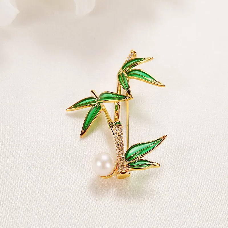 HENGSHENG Freshwater Pearl Brooches Unisex-10