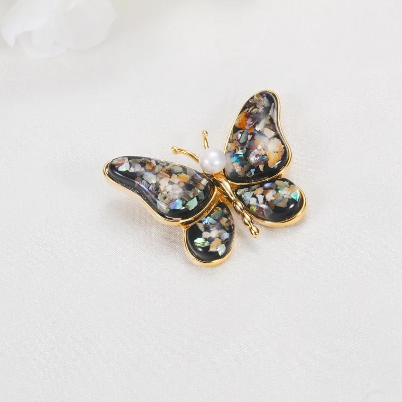 HENGSHENG Freshwater Pearl Brooches Unisex-3