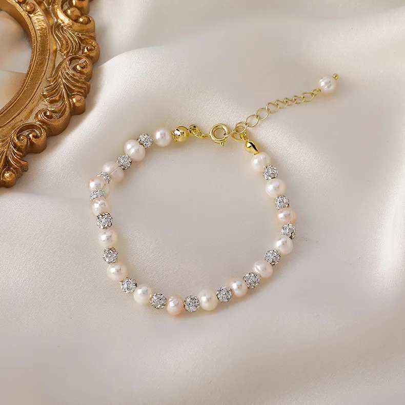 HENGSHENG Freshwater Pearl Bracelets Women's-1