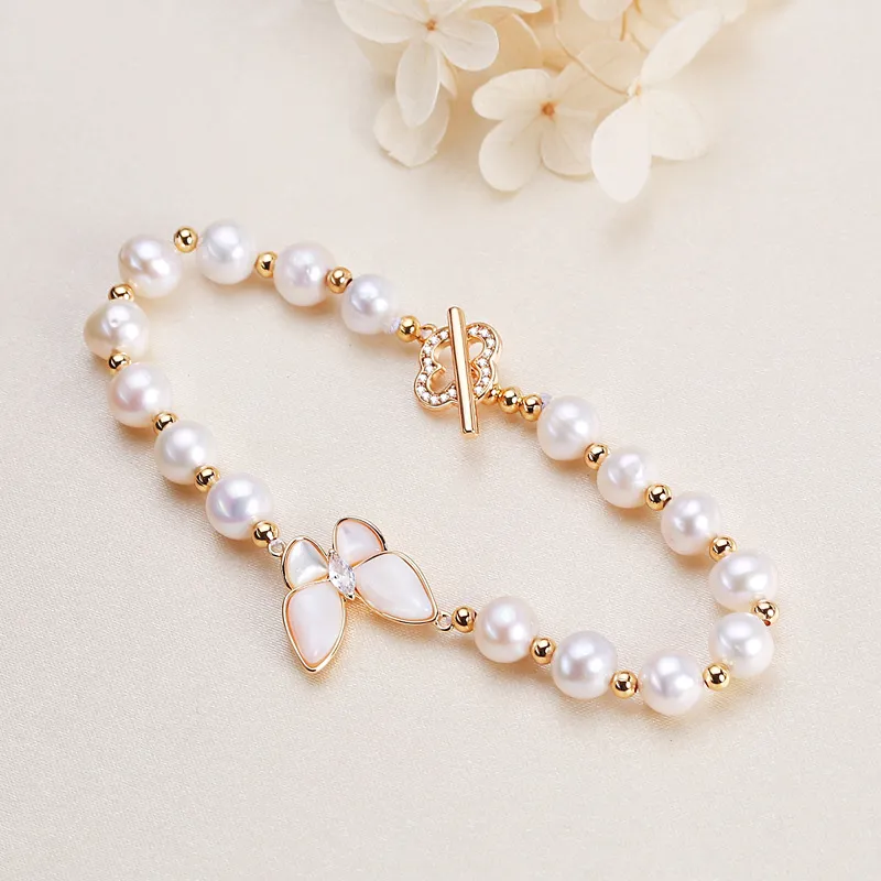 HENGSHENG Freshwater Pearl Bracelets Women's-2