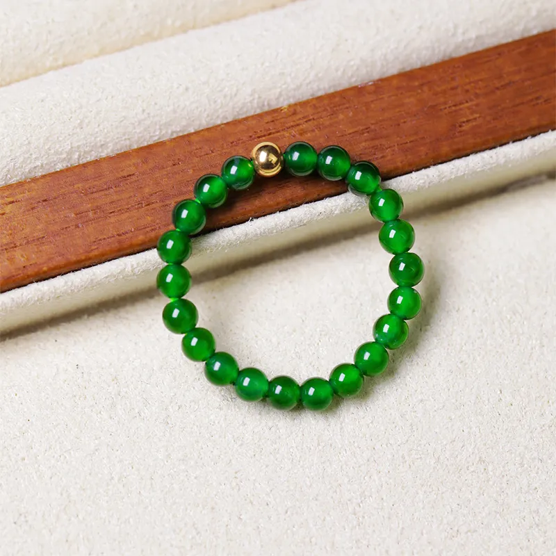 GUANFEI Ice Type Jadeite Rings Unisex-2