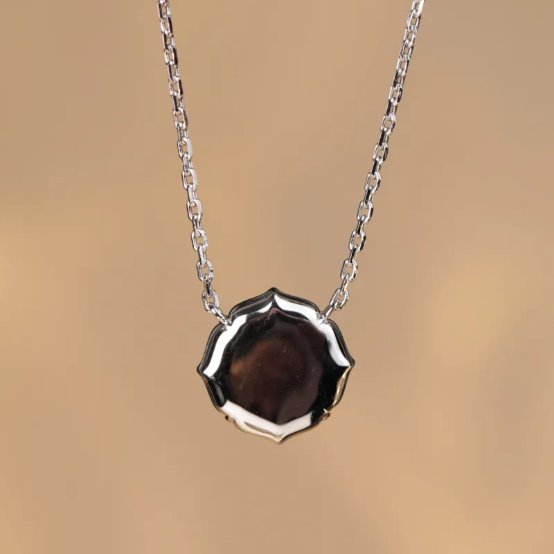 GUANFEI Ice Glutinous Jadeite Necklaces Women's-3