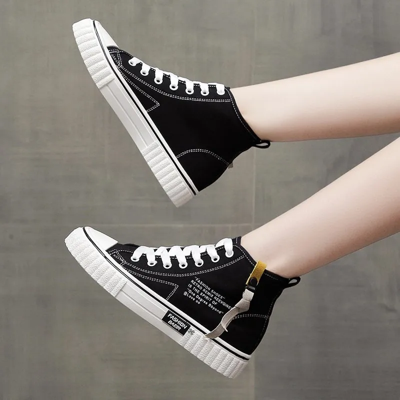 YUZHAOLIN High Top Kids Canvas Shoes Teenagers-1