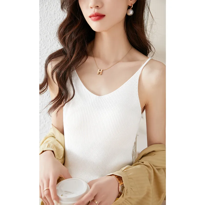 Mo Han Yi Mei Camisoles Women's White-3