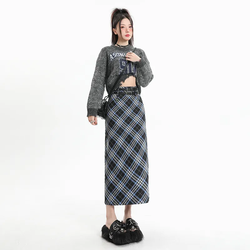 YINLEI Casual Long Skirt Women's-1