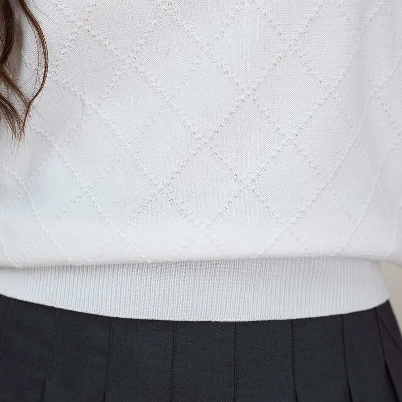 FAWENXIANGZI Knitwear Women's White-2