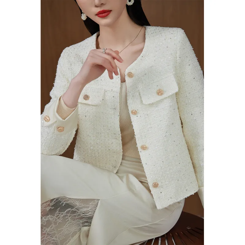 Hang Yi Court Jackets Women's Ecru-2