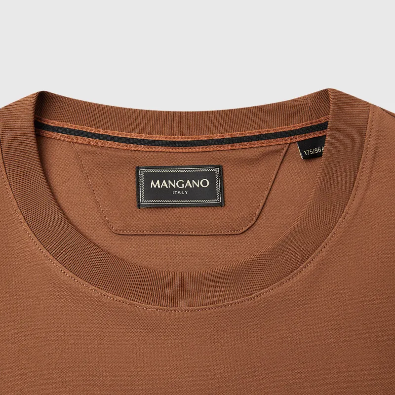 MANGANO T Shirts Men Coffee-3
