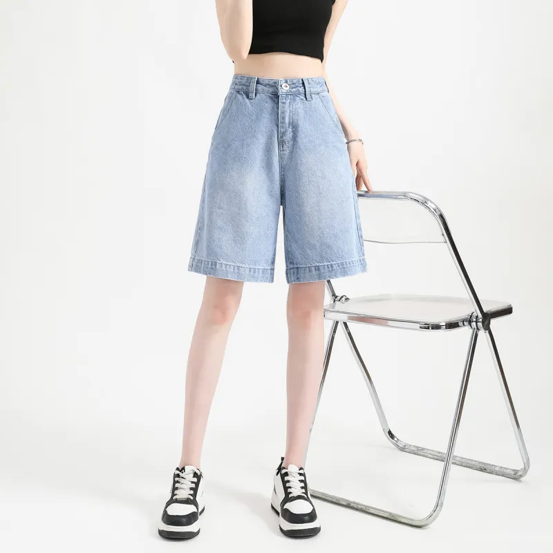 FAWENXIANGZI Denim Shorts Women's-7