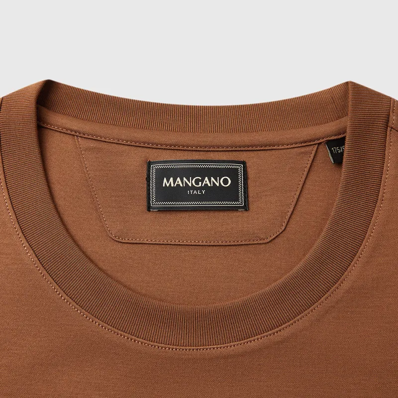 MANGANO T Shirts Men Coffee-3