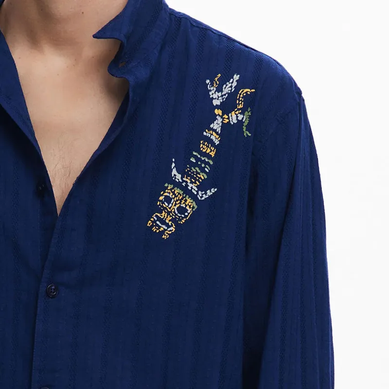 Desigual Shirts Men Blue-6