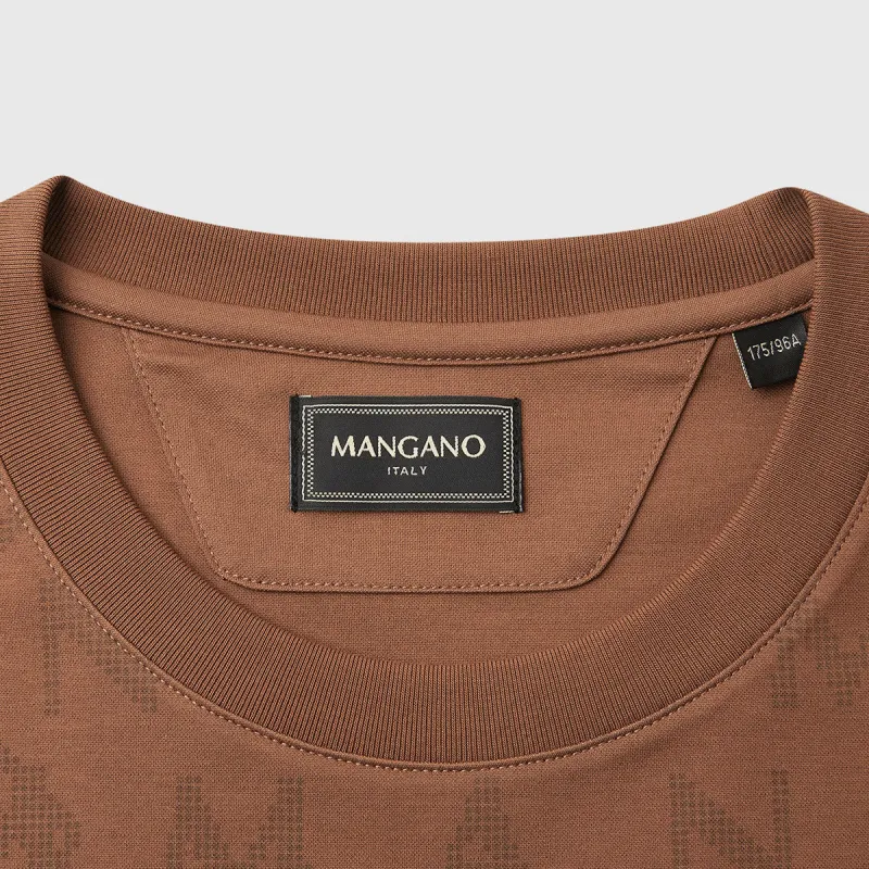 MANGANO T Shirts Men Coffee-3