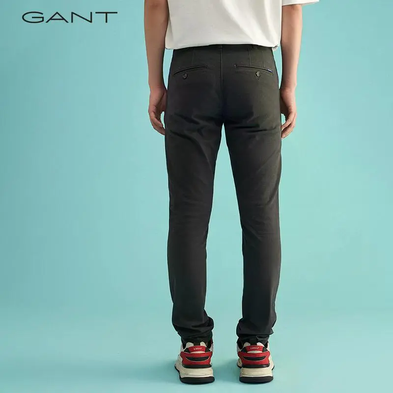 GANT Casual Pants Men 405 Marine Blue-3