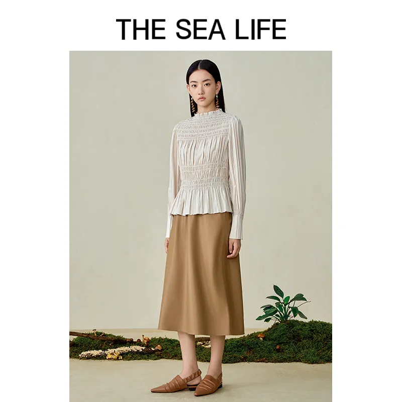 THE SEA LIFE Shirts Women's White Birch-2