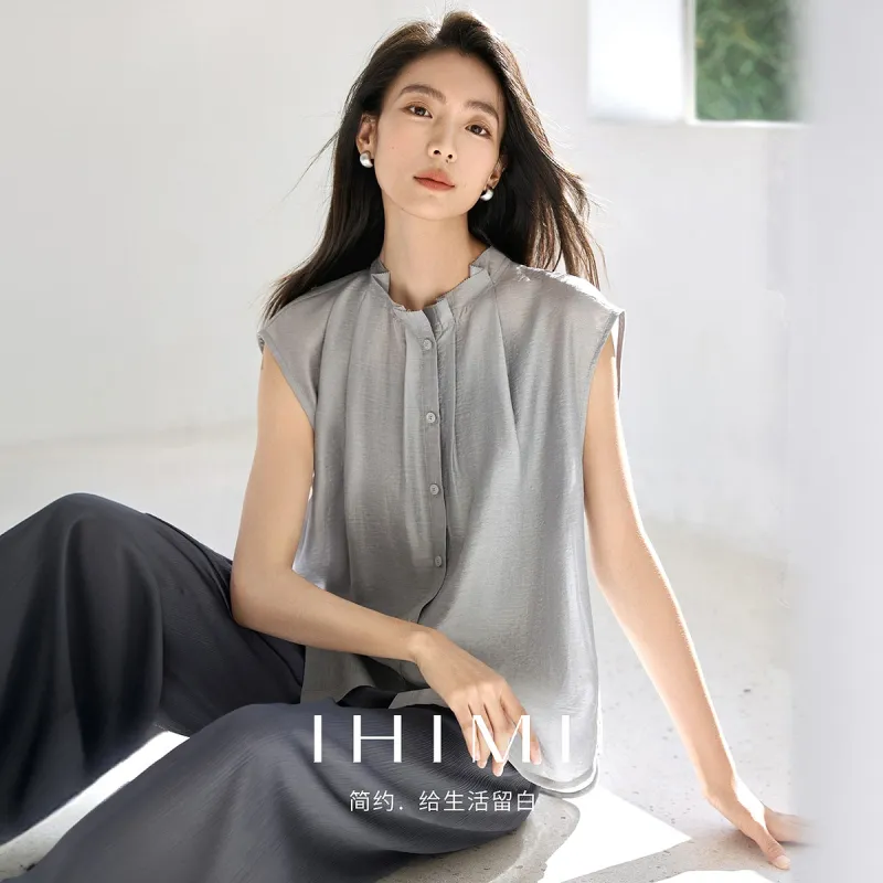 IHIMI Shirts Women's Glacier Gray-3