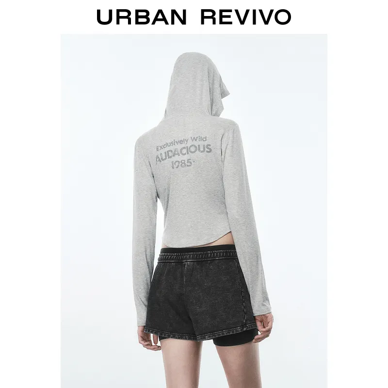 URBAN REVIVO Cropped Coat Women's-2