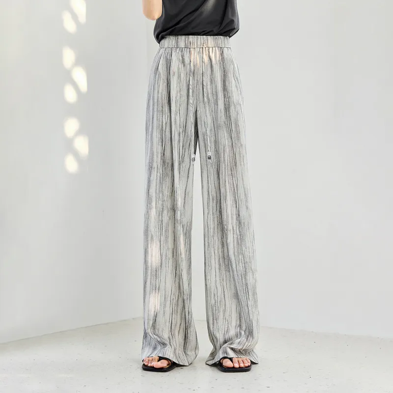 IHIMI Casual Pants Women's Galaxy Gray-2