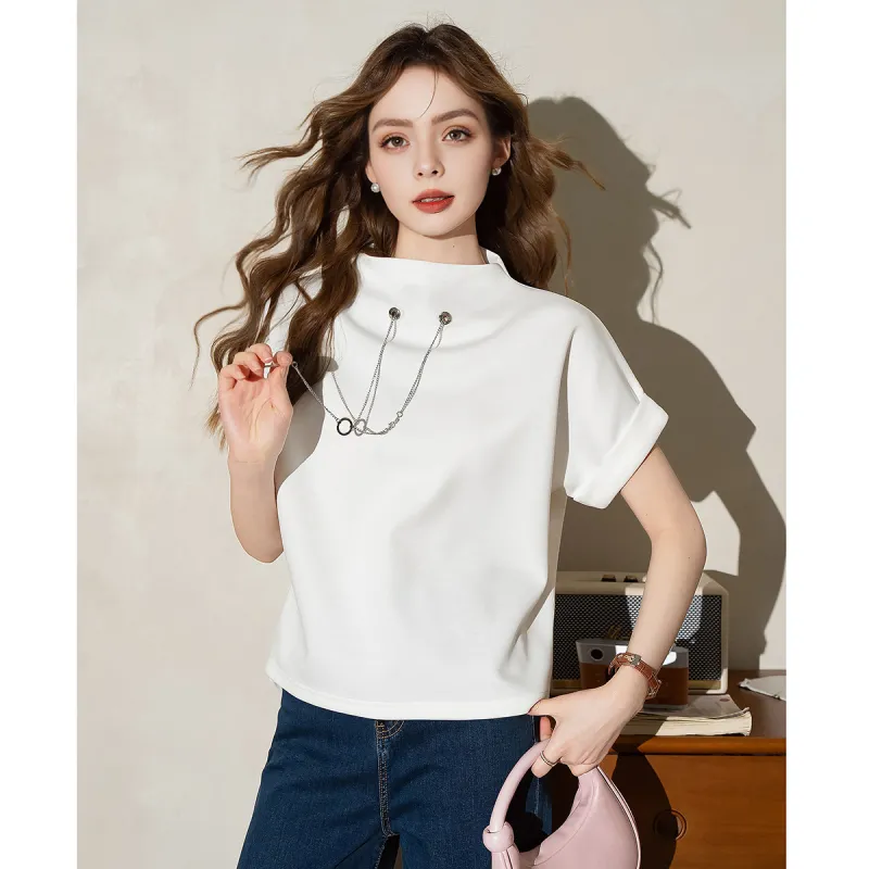 FAWENXIANGZI Regular T Shirt Women's-6