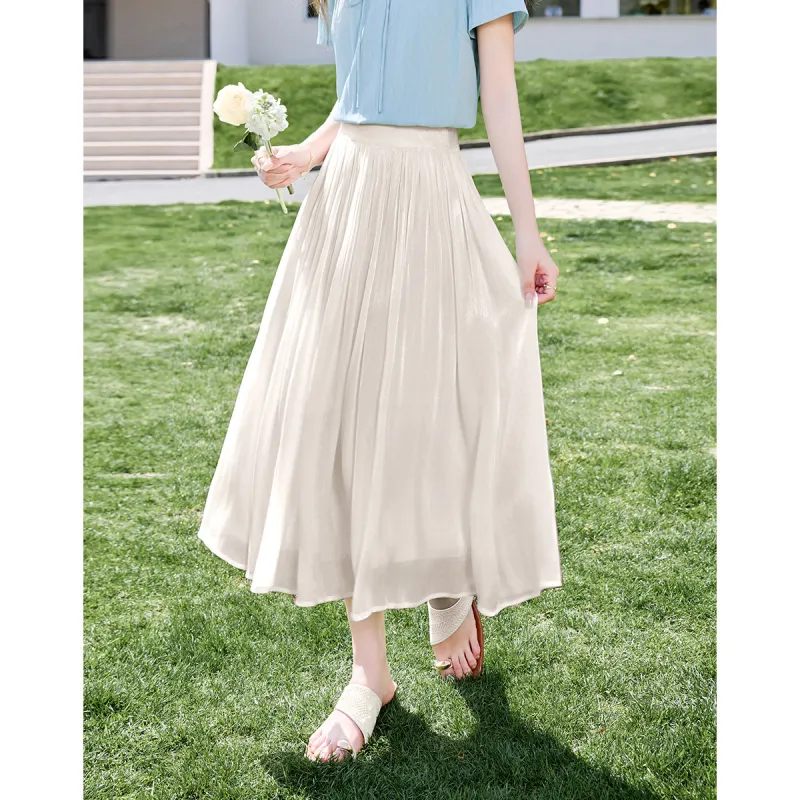 Like The Age Of Water Casual Long Skirt Women's-1