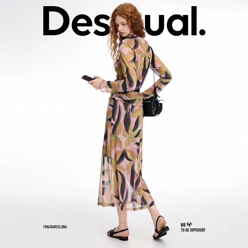 Desigual Casual Long Skirt Women's-1