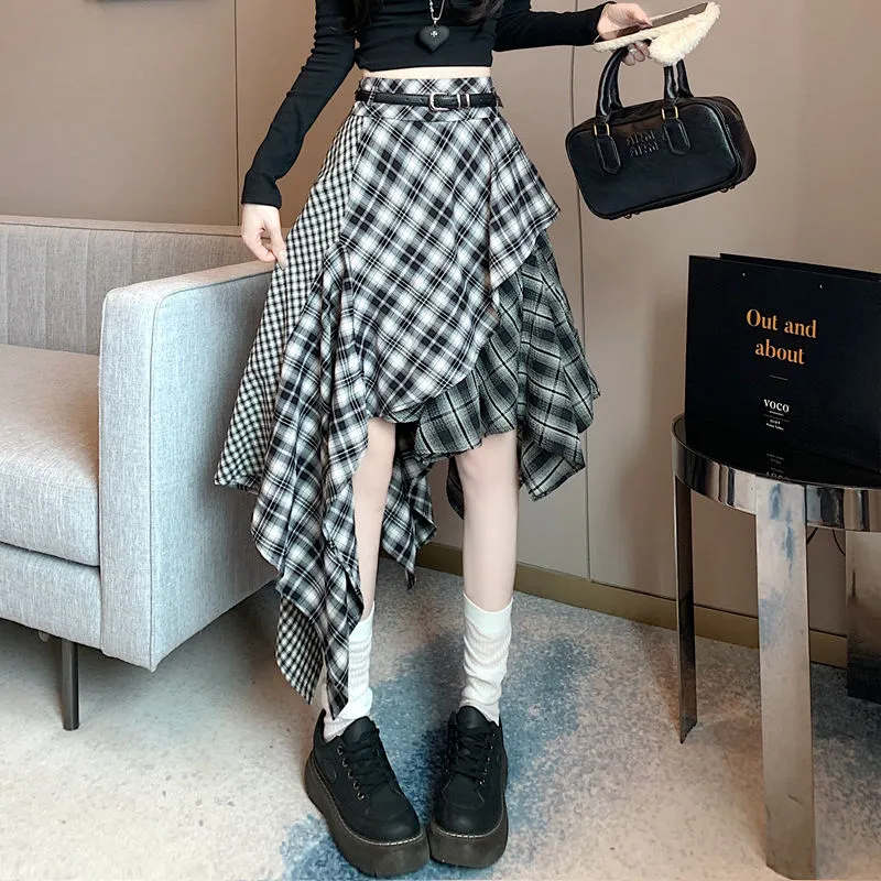 YINLEI Casual Long Skirt Women's-4