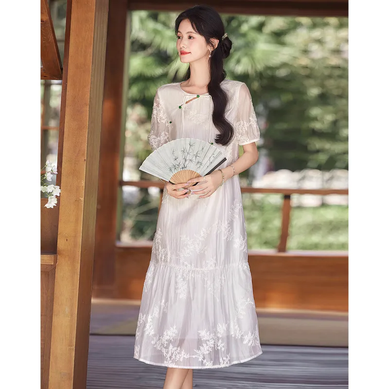 Like The Age Of Water Short Sleeved Dress Women's-0