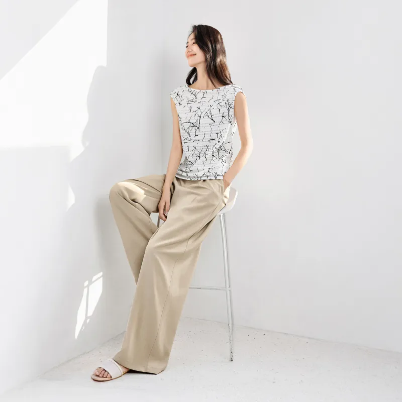 IHIMI Casual Pants Women's Mocha-4