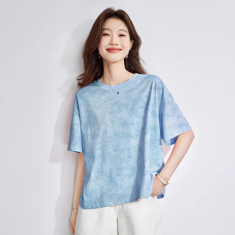PIERRE CARDIN Drop Shoulder Sleeve T Shirt Women's-3