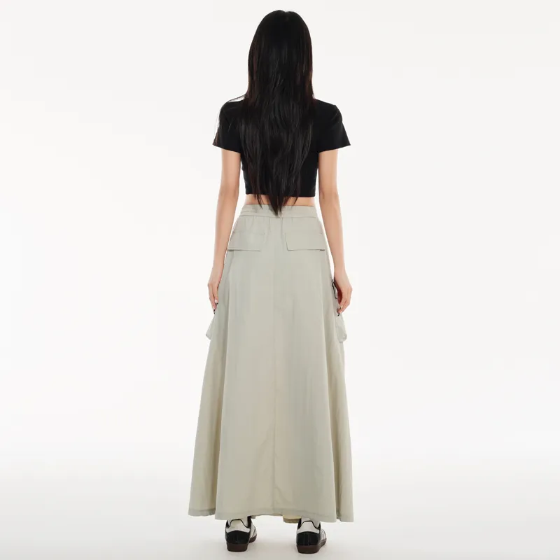YINLEI Casual Long Skirt Women's-1