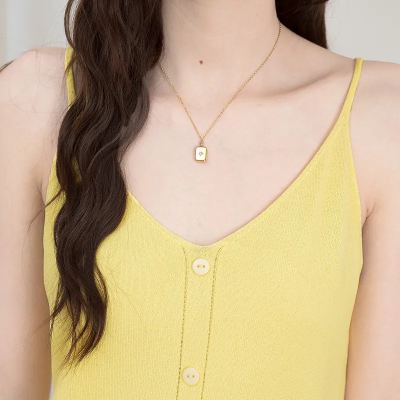 FAWENXIANGZI Tank Tops Women's Lemon-5