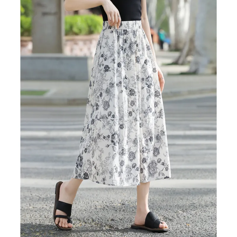 Still Quiet Casual Long Skirt Women's-3