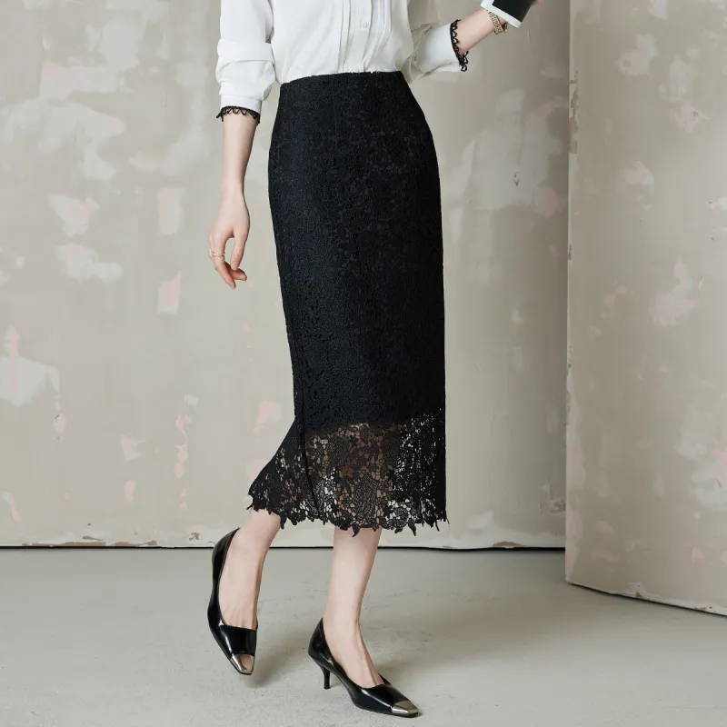 Hang Yi Court Casual Long Skirt Women's-1