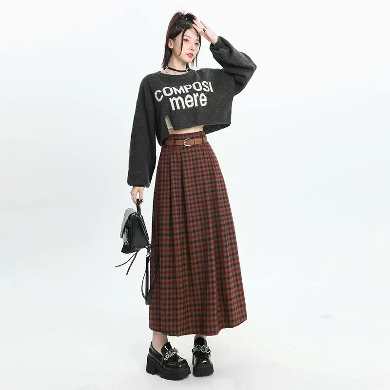 YINLEI Casual Long Skirt Women's-1