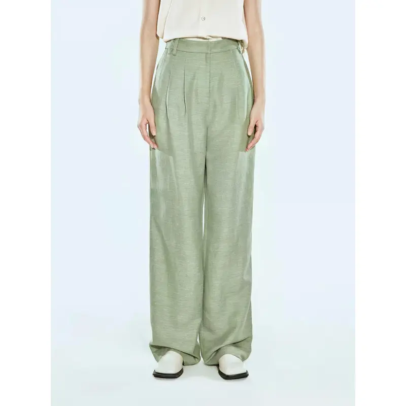 COVERINS Casual Pants Women's Moss Green-3