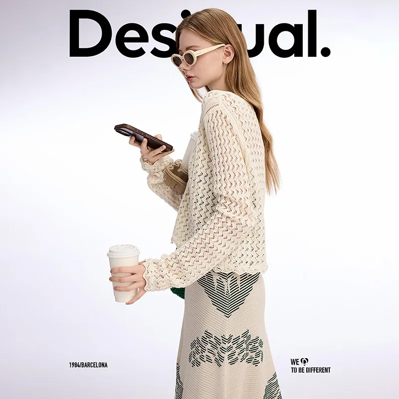 Desigual Knitwear Women's Ecru-4