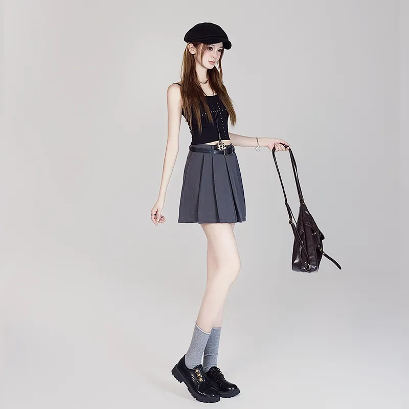 YINLEI Casual Short Skirts Women's-2