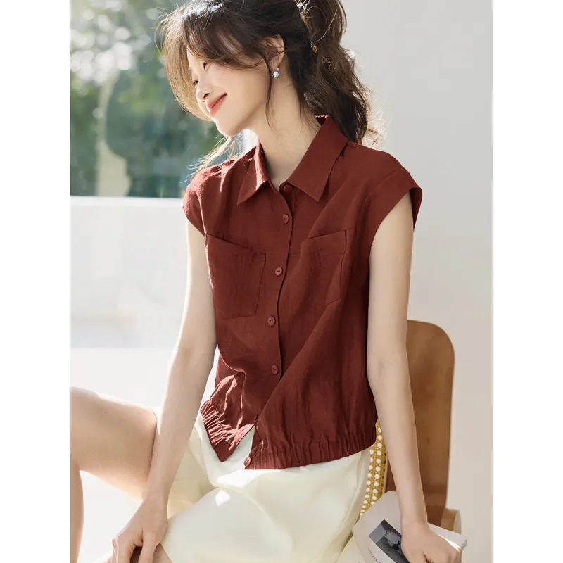Mo Han Yi Mei Shirts Women's Red-1