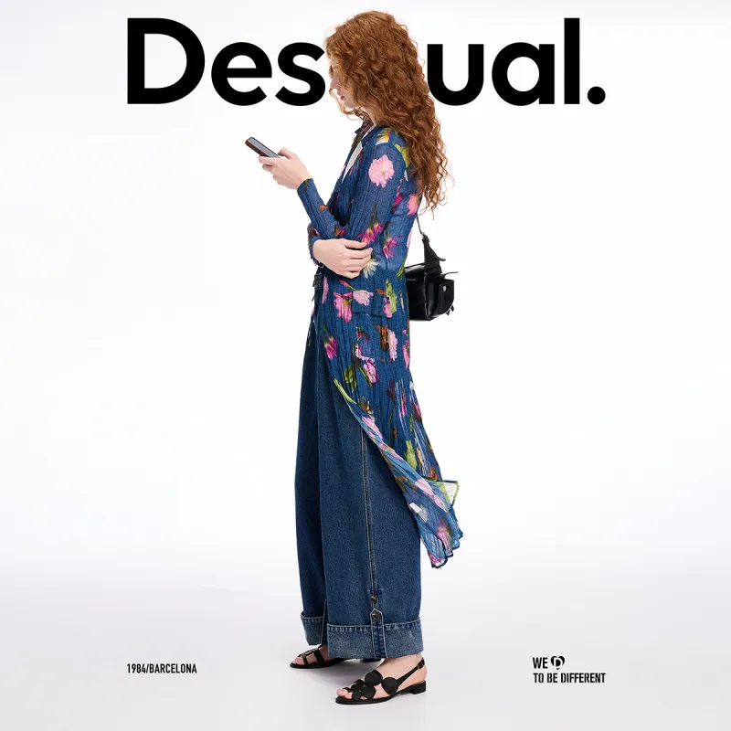 Desigual Jackets Women's Blue With Print-7