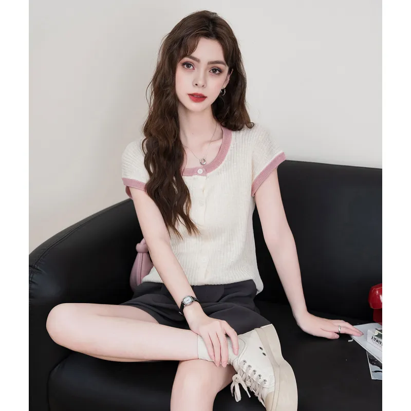 FAWENXIANGZI Regular T Shirt Women's-1
