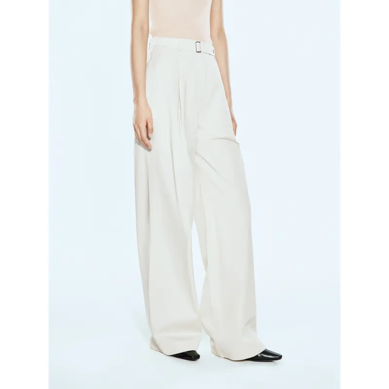 COVERINS Suit Trousers Women's Ecru-3