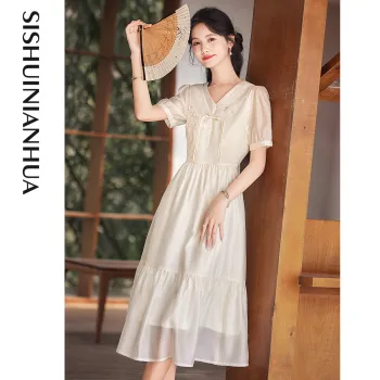 Like The Age Of Water Short Sleeved Dress Women's