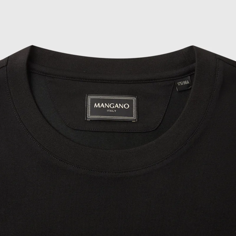 MANGANO T Shirts Men Black-3
