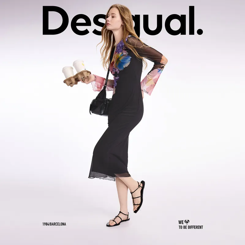 Desigual Long Sleeved Dress Women's-4